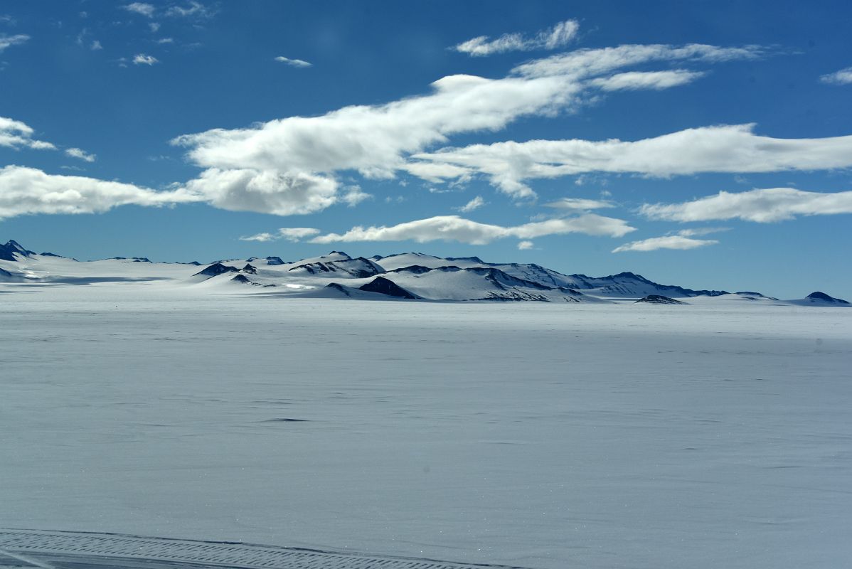 10B Low Mountains From The ALE Van Driving From Union Glacier Camp Antarctica To Elephants Head